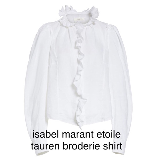 Isabel marant etoile Tauren Broderie shirt - Picture 2 of 8